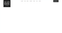 Desktop Screenshot of 23cityblocks.com